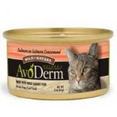Avoderm Natural Salmon in Salmon Consomme Cat Food (24x3 Oz)