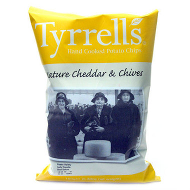 Tyrrells Potato Chips Cheddar Cheese Chives (12x1.4Oz)