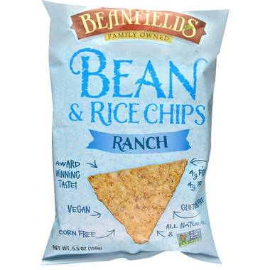Beanfields Brown Rice Chips Ranch (24x1.5Oz)