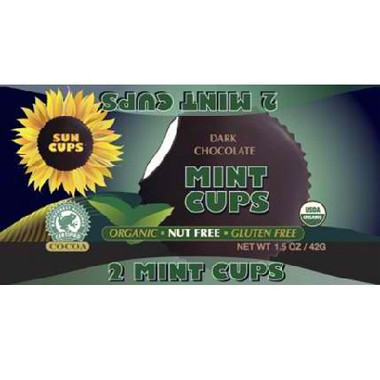 Sun Cups Dark Chocolate Mint (12x1.5OZ )
