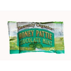 Heavenly Organics Raw Honey Chocolate Pattie, Mint (1x40 CT)