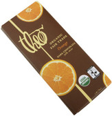 Theo Chocolate Dark Chocolate Bar With Orange (12x3Oz)
