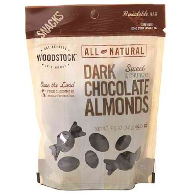 Woodstock Dark Chocolate Almonds (8x8.5OZ )