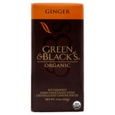 Green & Black Dark Chocolate With Ginger (10x3.5 Oz)