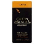 Green & Black Milk Choc Toffee 34% Cocoa (10x3.5 Oz)