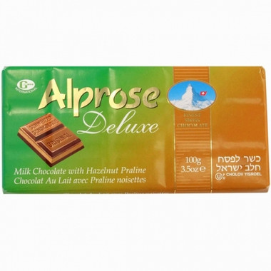 Alprose Milk Chocolate Bar Hazelnut (20x3.5OZ )