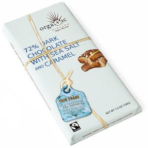 Nirvana Chocolates Belgian Caramel Sea Salt 72% (12x3.5 OZ)