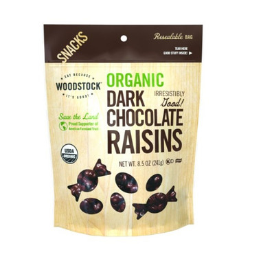 Woodstock Og2 Dark Choc Raisins (8x8.5Oz)