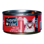 Natural Value Tuna/Chicken Cat Food (24x5.5OZ )