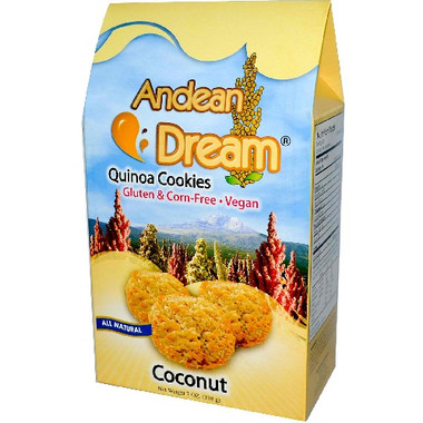 Andean Dream Quinoa Coconut Cookies Gluten Free (6x7 Oz)