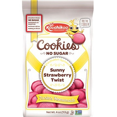 Koochikoo Sunny Strawberry Twist Cookies (6x4Oz)