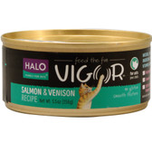 Halo Vigor Cat Salmon Venison Wet (12x5.5Oz)
