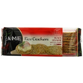 Ka-Me Rice Crunch Cracker Black Sesame & Soy Sauce (12x3.5Oz)