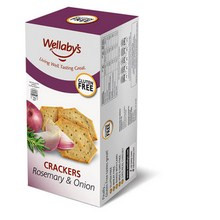 Wellaby's Rosemary & Onion Crackers (6x3.9 Oz)