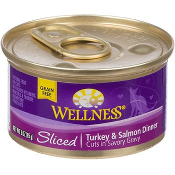 Wellness Cat Sliced Turkey Salmon (24x5.5Oz)