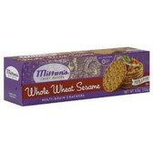 Milton's Gourmet Round Crackers Whole Wheat & Sesame (12x8.3 Oz)