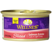 Wellness Cat Sliced Salmon (24x5.5Oz)
