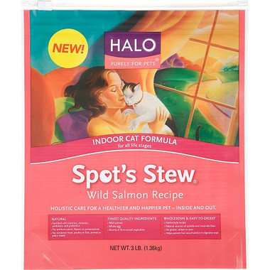 Halo Salmon Indoor Cat Food (4x6Lb)
