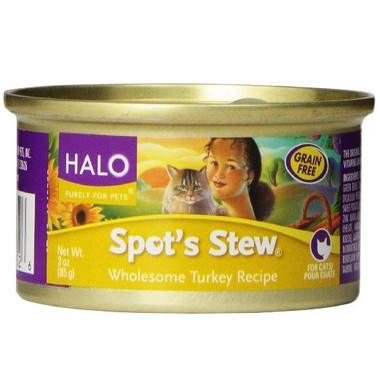Halo Turkey Wet Cat Food (12x5.5Oz)