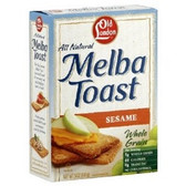Old London Melba Toast Sesame (12x5Oz)