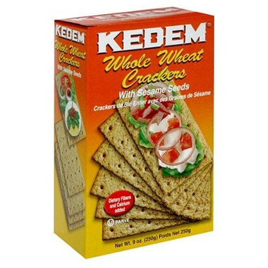 Kedem Crackers Wholewheat Sesame (24x9Oz)