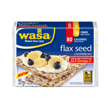 Wasa Crispbread Flax Seed (12x7.6Oz)