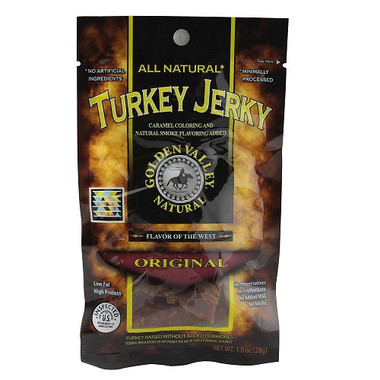 Golden Valley Turkey Jerky Original (48x1Oz)