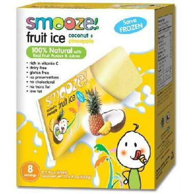 Smooze Fruit Ice Cnut/Pineap (12x17.6OZ )