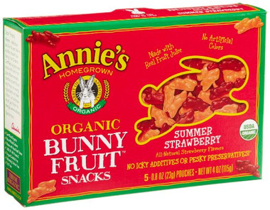 Annie's Homegrown Summer Strawberry Fruit Snack (12x4 Oz)