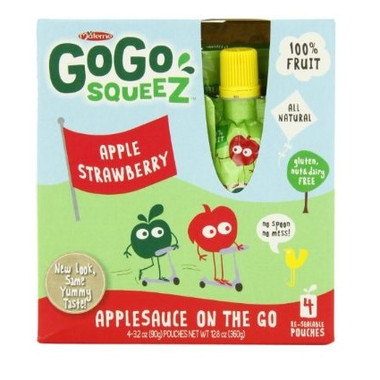 Gogo Squeez Og1 Apple Strawberry(12x4Pack)