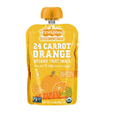 Fruigees Og2 Carrot Orange Squeeze pack (6x3.5Oz)