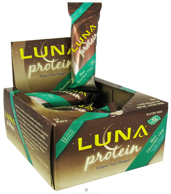 Clif Bar Luna Protein Mint Chocolate Chip (12x1.59 Oz)