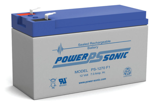 Power-Sonic PS-1270 F1 Battery - 12V 7Ah SLA