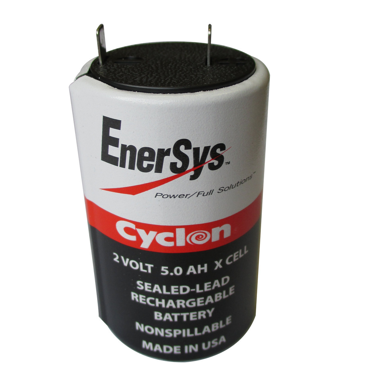 0800-0004 Enersys Cyclon Battery - 2 Volt 5.0AH X Cell - Hawker Gates