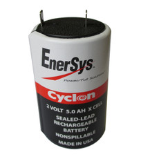 0800-0004 Enersys Cyclon Battery - 2 Volt 5.0AH X Cell - Hawker Gates