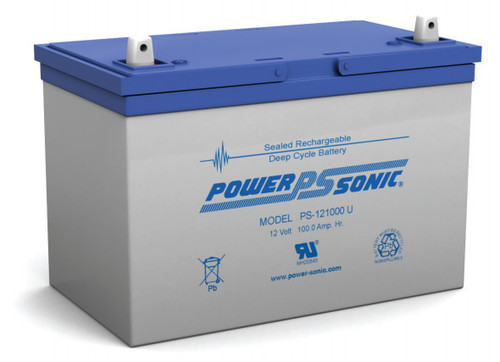 Power-sonic PS-121000 U Battery - 12 Volt 100.0 Amp Hour Group 27