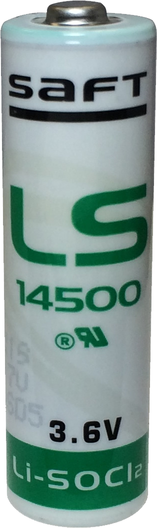 LS14500 Saft 3.6V AA Lithium Battery - LS14500BA 3.6 Volt 2600mAh