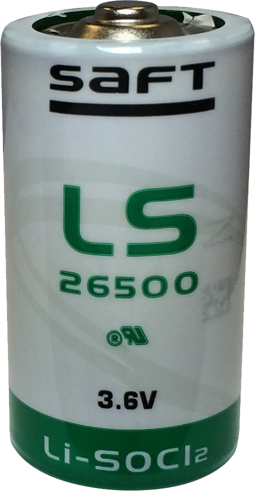 LS26500 Saft 3.6V Lithium Battery - 3.6 Volt 7700mAh C - LS26500BA