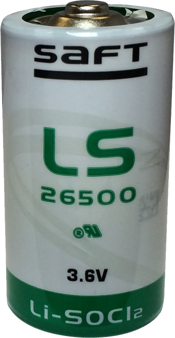 Saft LS26500 Battery - 3.6 Volt 7.7 Ah C Lithium