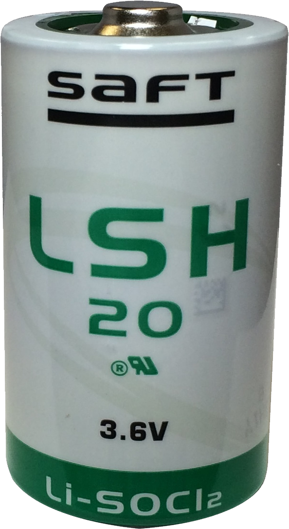 Saft LSH20 Battery - 3.6V 13Ah D Cell Lithium