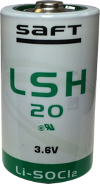 Saft LSH20 Battery - 3.6V 13Ah D Cell