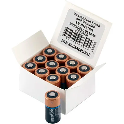 Duracell DL2/3A Battery - 3 Volt Lithium 2/3A Camera, Photo (12 Pack)