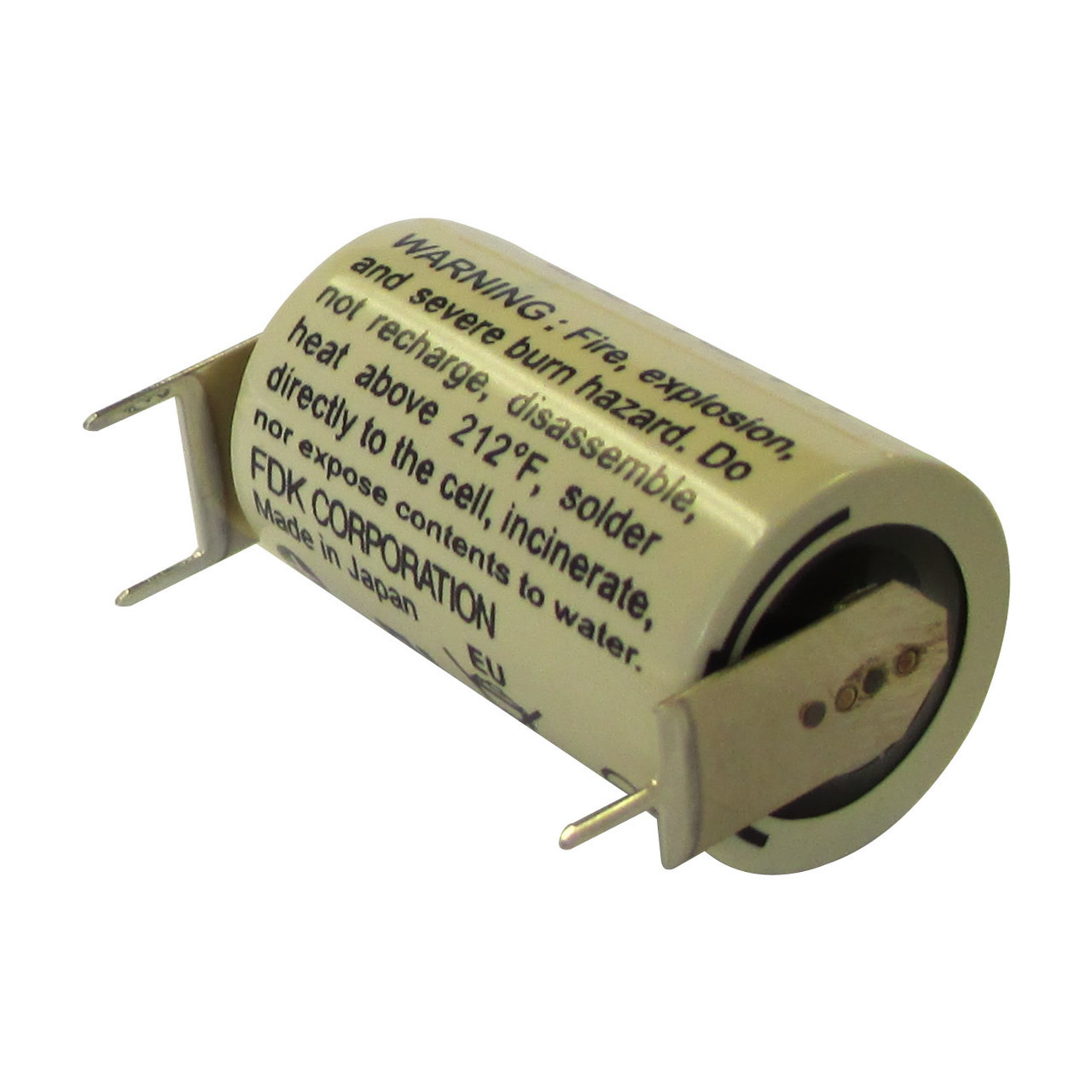 FDK CR14250SE-FT 3V Lithium Battery - 3 Volt 850mAh - 3 Pins