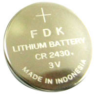 FDK CR2430 Battery - 3V Lithium Coin Cell (Formerly Sanyo)