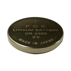 FDK CR2450 Battery - 3 Volt 610mAh Lithium Coin Cell