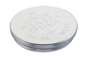 Renata CR2450N Battery - 3 Volt 540mAh Lithium Coin Cell -BULK