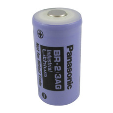 Panasonic BR-2/3AG 3V Lithium Battery - BR-2/3A High Capacity Purple