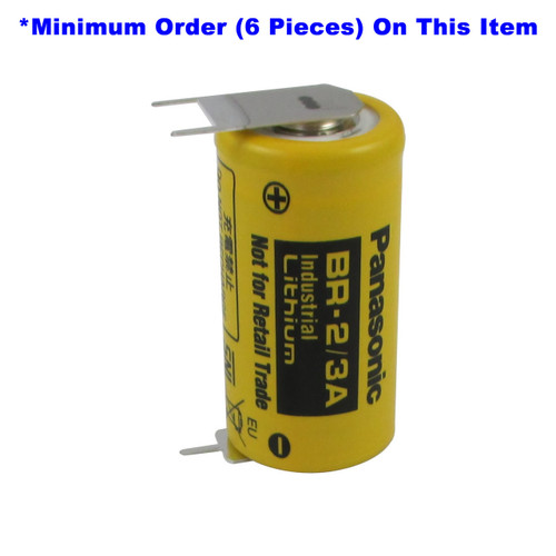 Panasonic BR-2/3AE2SP Battery - 3V Lithium with 3 Pins
