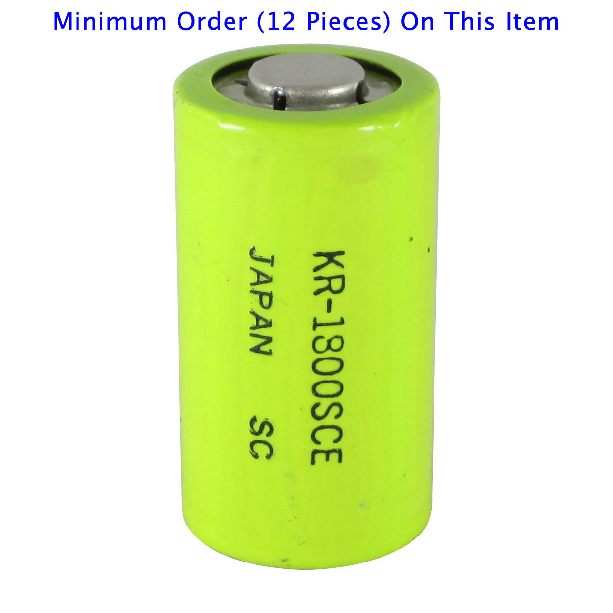 Panasonic KR-1800SCE Sub C Cell NiCd Battery - 1.2 Volt 1800mAh Flat Top