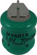 Varta 3/V80H, 55608-303-059 Battery - 3.6 Volt 80mAh NiMH Pack